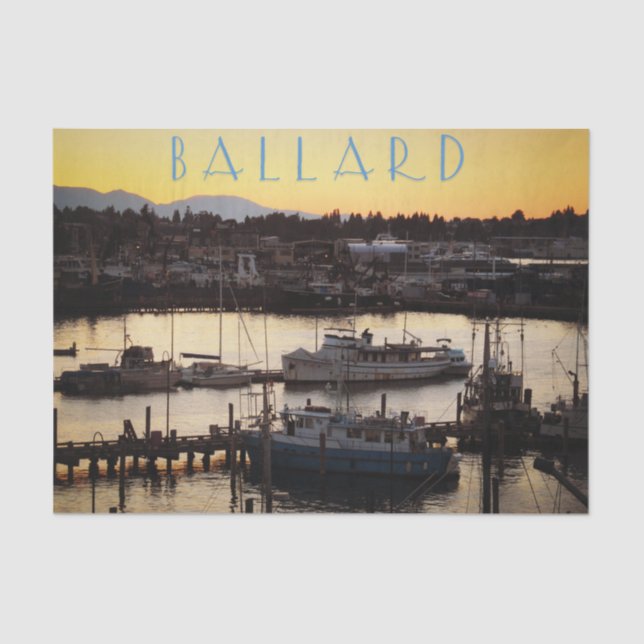 Papel De Seda Ballard Boats (Anverso)