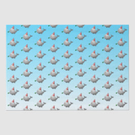 Papel De Seda Ballena de fiesta adorable