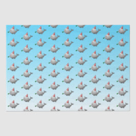 Papel De Seda Ballena Fiesta Cute