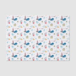 Papel De Seda Ballena náutica