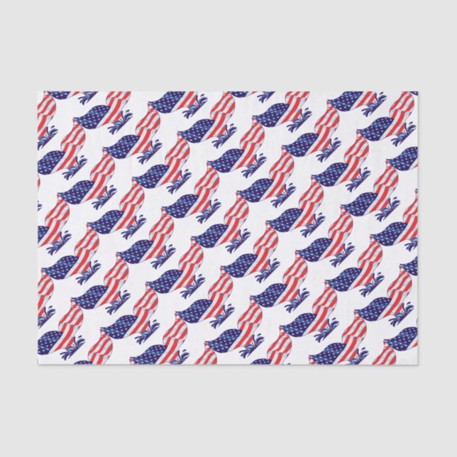 Papel De Seda Ballena Patriótica (Anverso)