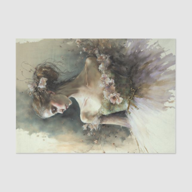 Papel De Seda Ballerina Dancer (Anverso)