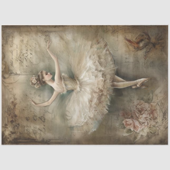Papel De Seda Ballerina Dancer (Anverso)