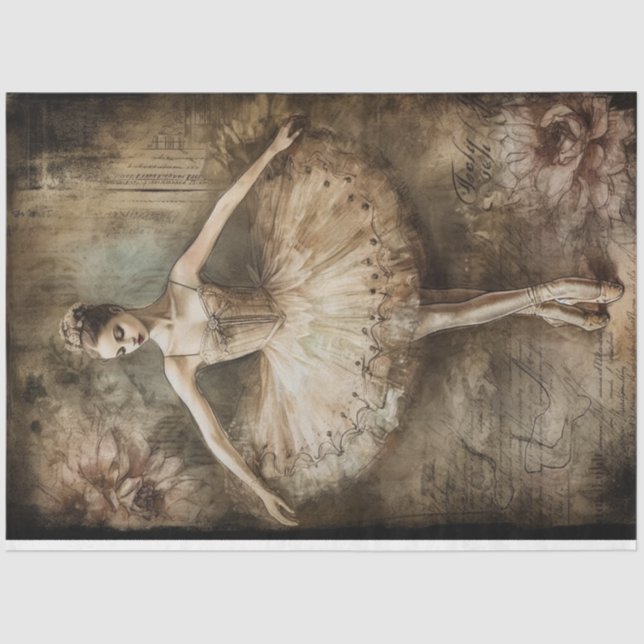 Papel De Seda Ballerina Dancer dos (Anverso)