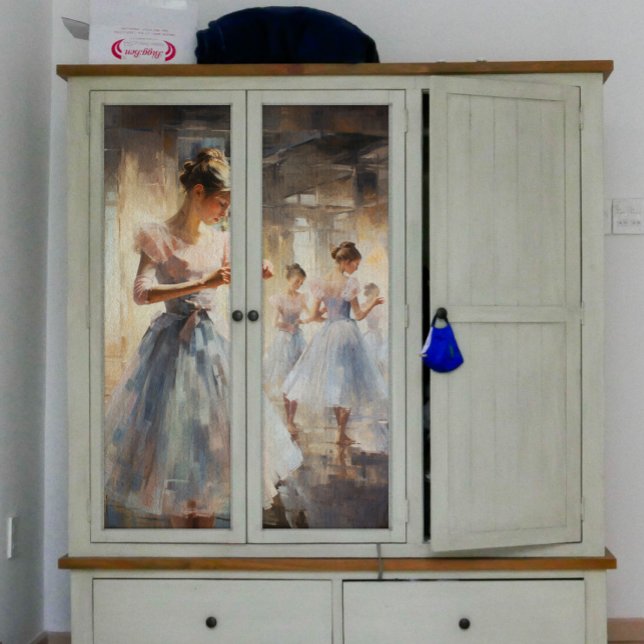 Papel De Seda Ballerina Practicando Su Desnudo De Movimientos (Subido por el creador)