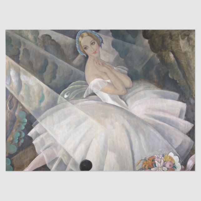 Papel De Seda Ballerina Ulla Poulsen por Gerda Wegener (Anverso)