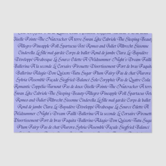 Papel De Seda Ballet (Anverso)