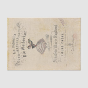 Papel De Seda Ballet Antiguo