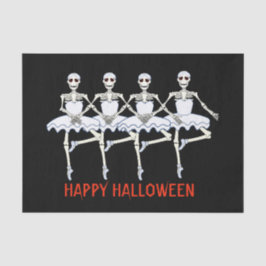 Papel De Seda Ballet bailando esqueletos fiesta de Halloween