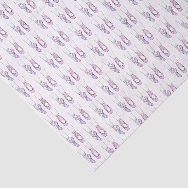 Papel De Seda Ballet de Ballerina Rosa (Detalle)