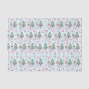 Papel De Seda Ballet de cazabotas para Navidades rosados