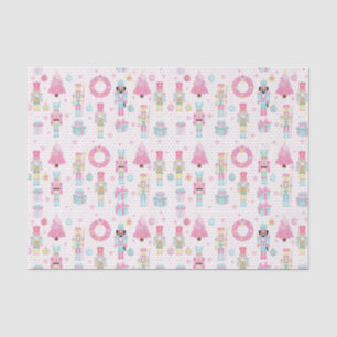 Papel De Seda Ballet de cazabotas para Navidades rosados