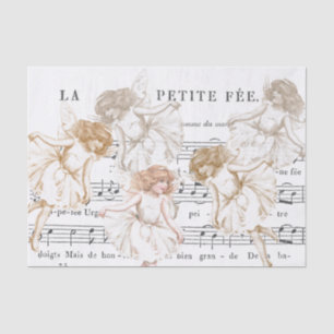 Papel De Seda Ballet francés vintage fées-de (Ballet Fairies)