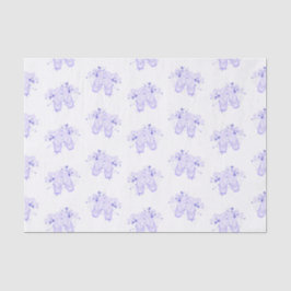 Papel De Seda Ballet Morado Cumpleaños Pointe Shoes