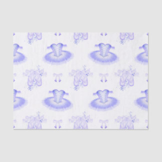 Papel De Seda Ballet Morado Cumpleaños Tutu y Pointe Shoes