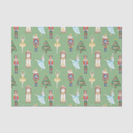 Papel De Seda Ballet Nutcracker de acuarela