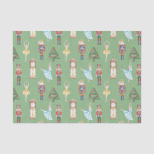 Papel De Seda Ballet Nutcracker de acuarela