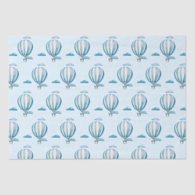 Papel De Seda Balón acuático de aire caliente (Anverso)