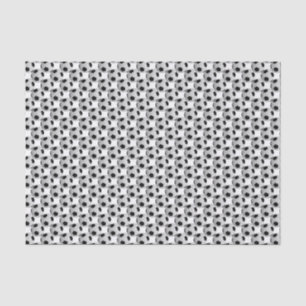 Papel De Seda Balón de fútbol blanco y negro