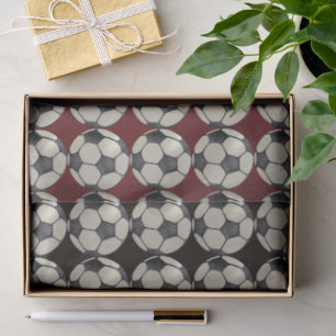 Papel De Seda Balón de fútbol / Burgandy