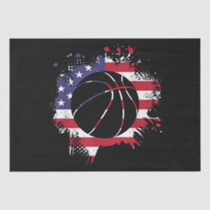 Papel De Seda Baloncestista de Bandera Americana