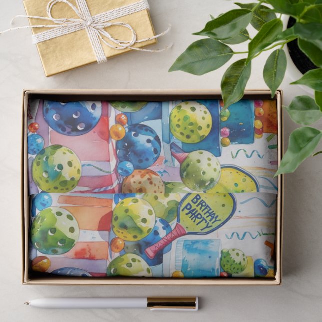 Papel De Seda Baloncesto con tema de cumpleaños (Regalo )