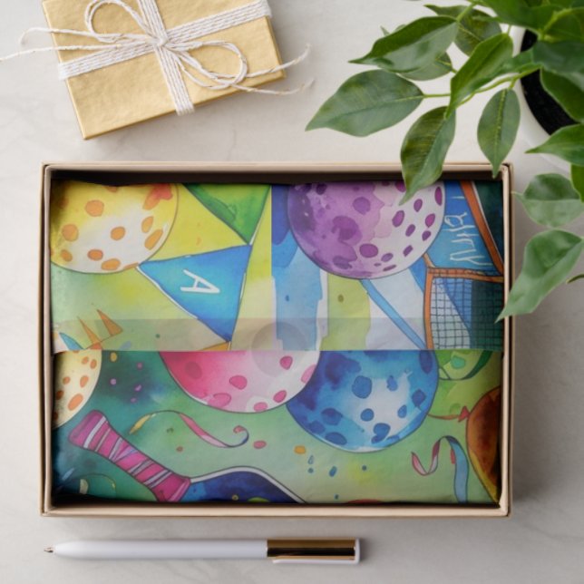 Papel De Seda Baloncesto con tema de cumpleaños (Regalo )