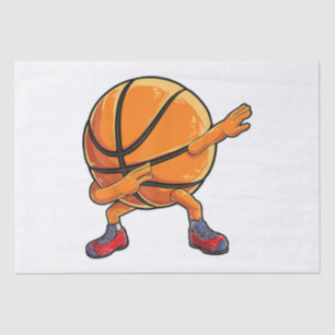Papel De Seda Baloncesto Dabbing Ball Graciosos Niños Hombres De