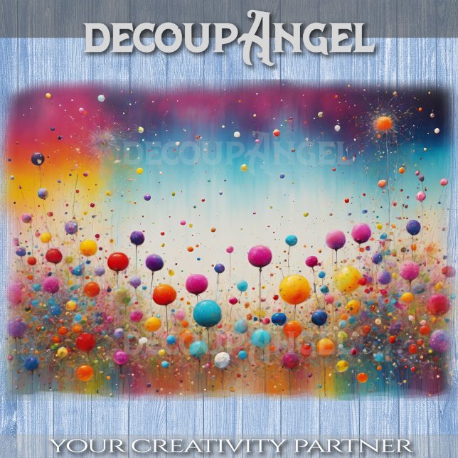 Papel De Seda Baloncesto Dandelion colorido - Desnudo - (Subido por el creador)