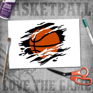 Papel De Seda Baloncesto triturado