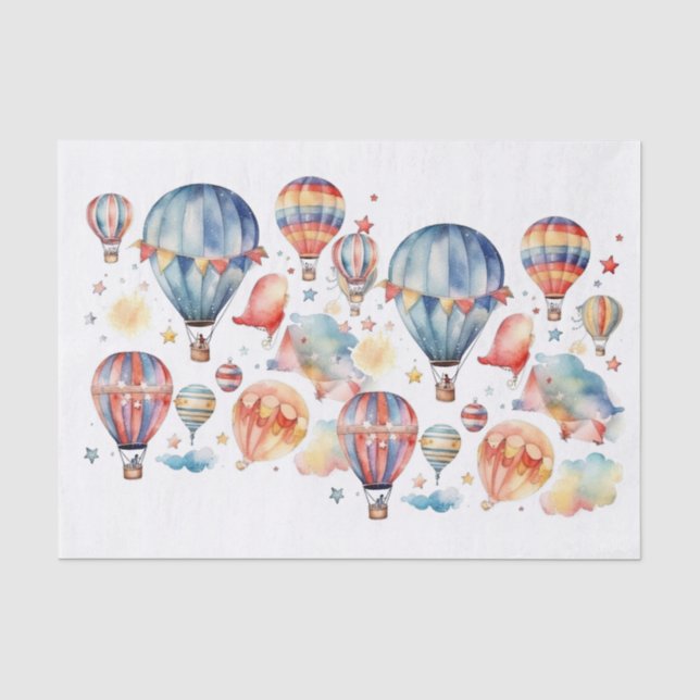 Papel De Seda Balones de aire caliente (Anverso)