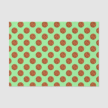 Balones de Baloncesto Marrones sobre Verde Menta