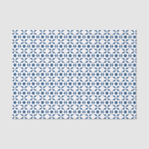 Papel De Seda Balones de Fútbol Azules Patrón