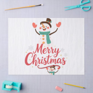 Papel De Seda Bálsamo Labial Festivo de Navidad con Muñeco de Ni