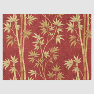 Papel De Seda Bambú Carmesí East Asian (1)