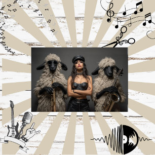 Papel De Seda Banda de deshielo 2 ovejas y Moda