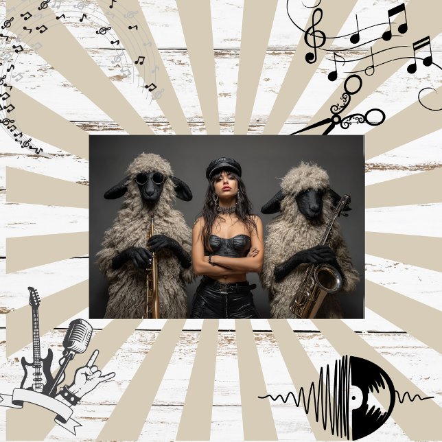 Papel De Seda Banda de deshielo 2 ovejas y Moda (Subido por el creador)