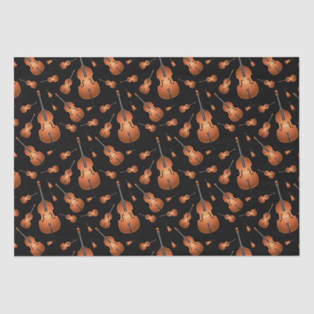 Papel De Seda Banda de Jazz de Música de Urecght Bass (Anverso)