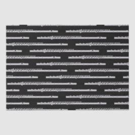 Papel De Seda Banda de profesores de música flautista