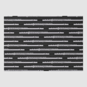 Papel De Seda Banda de profesores de música flautista