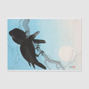 Papel De Seda Bandas a la luz de la luna por Ohara Koson