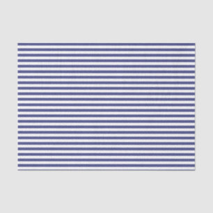 Papel De Seda Bandas azul y blanca de la marina