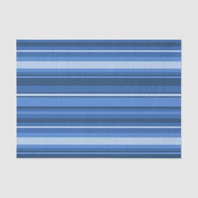 Papel De Seda Bandas azules (Anverso)
