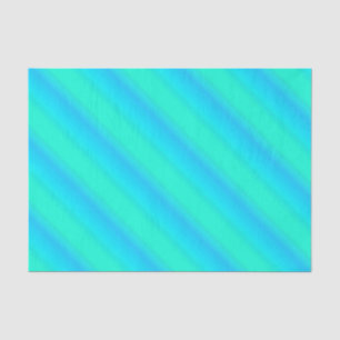 Papel De Seda Bandas de Aurora: azul, agua, turquesa