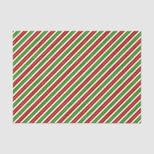 Papel De Seda Bandas de Navidades Rojo, Verde y Oro