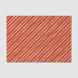 Papel De Seda Bandas de Navidades rojos y dorados