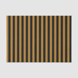 Papel De Seda Bandas de oro negras y mate