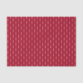 Papel De Seda Bandas de oro Rojo de moda