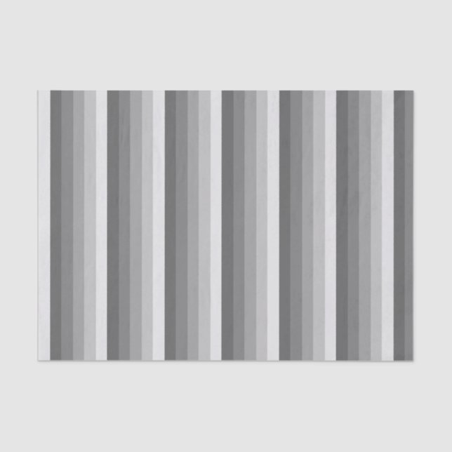 Papel De Seda Bandas de sombra gris (Anverso)