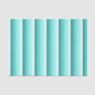 Papel De Seda Bandas de sombra turquesa